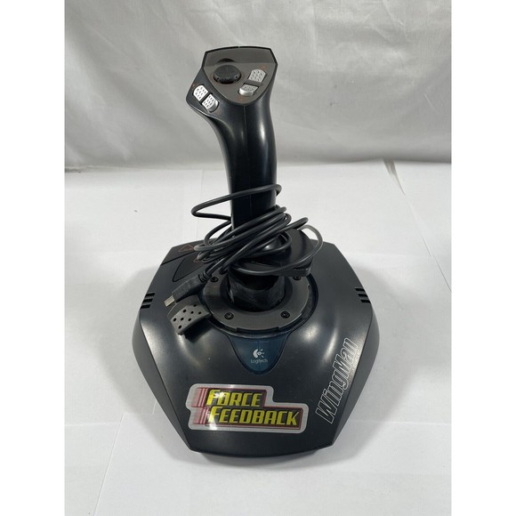 Logitech WingMan Force 3D Force Feedback USB Joystick Untested Sold As Is - Picture 1 of 14